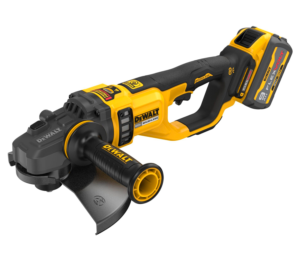 Угловая шлифмашина аккумуляторная DEWALT DCG460X2-QW 230мм 20/54В 3/9Ач photo 3