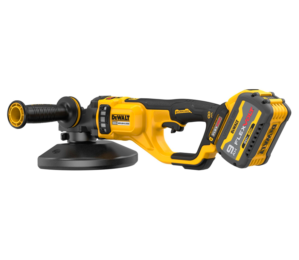 Угловая шлифмашина аккумуляторная DEWALT DCG460X2-QW 230мм 20/54В 3/9Ач photo 4