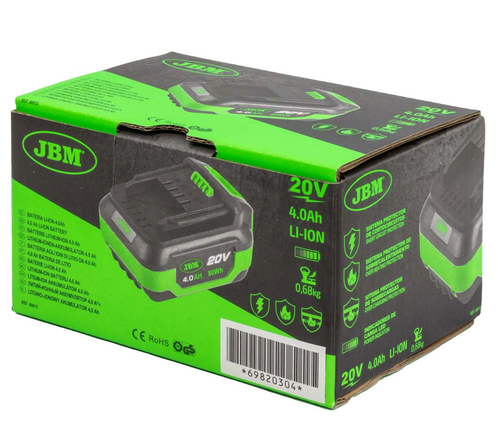 Аккумулятор JBM-60013 Слайдер 20В 4Ач photo 1
