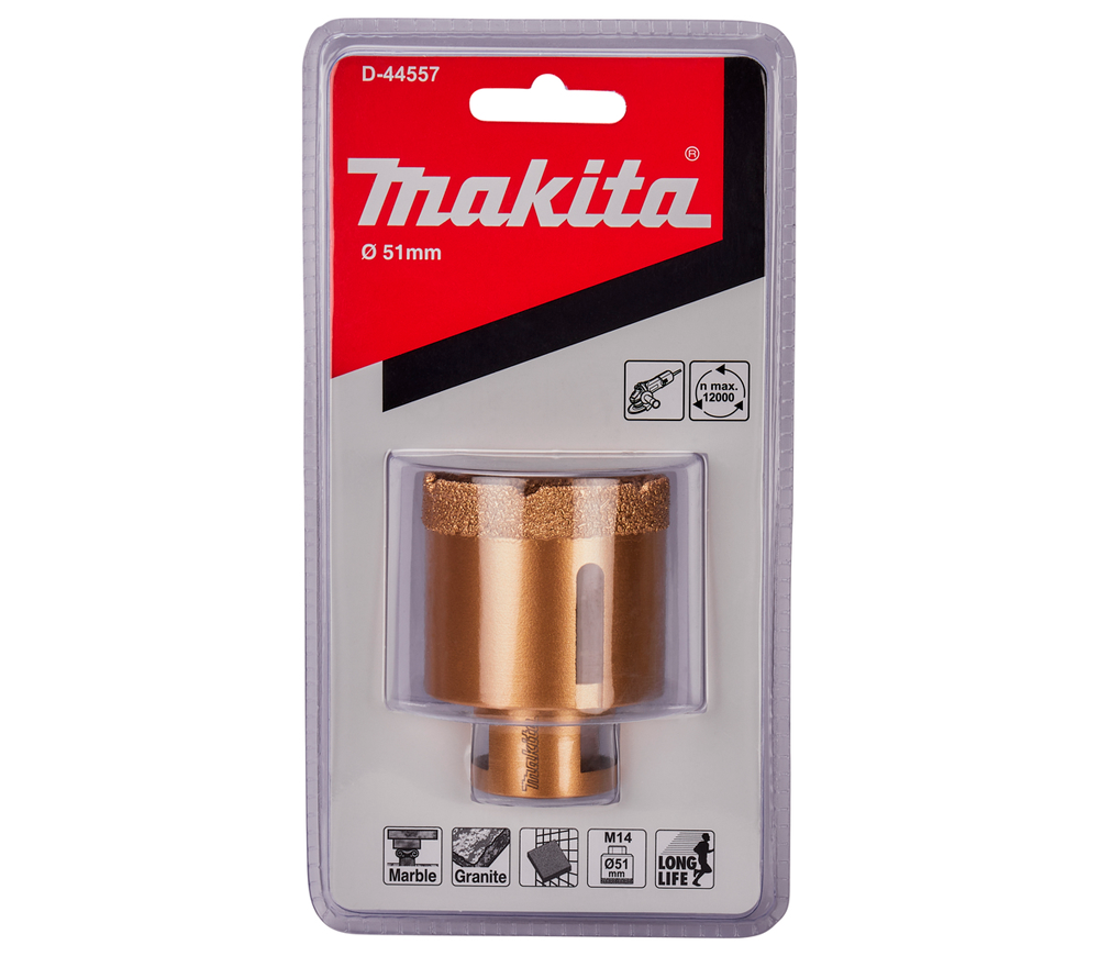Коронка алмазная MAKITA D-44557 51мм photo 3