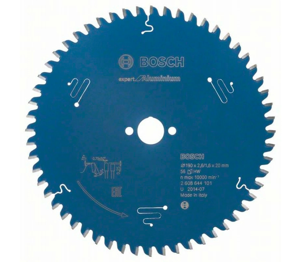 Пильный диск BOSCH Expert for Aluminium 2608644101 190мм 1.6мм photo