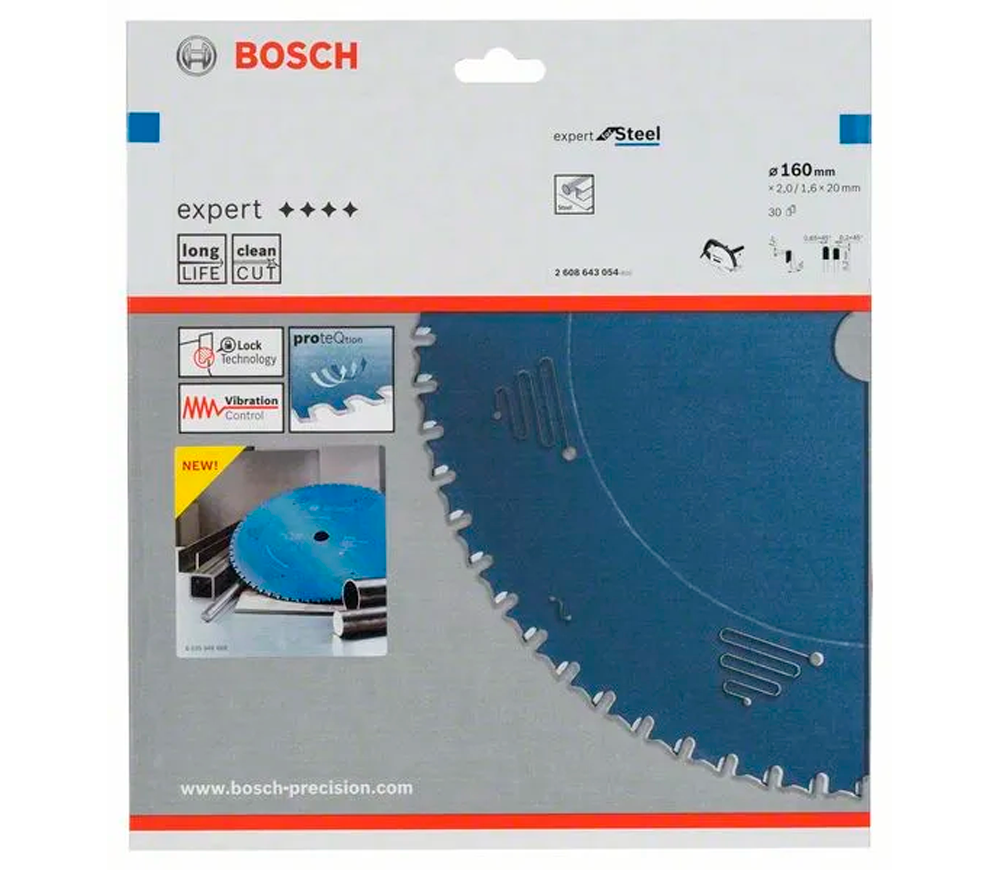 Пильный диск BOSCH EX SL H 2608643054 160мм 1.6мм photo 0