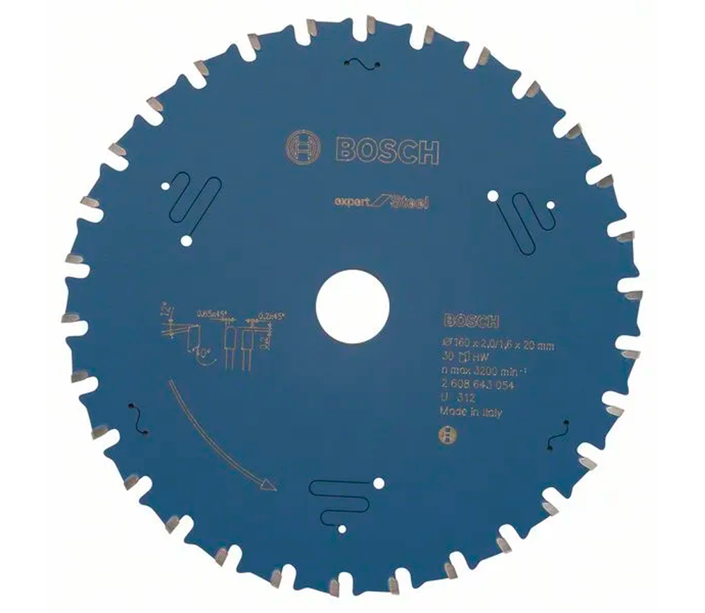 Пильный диск BOSCH EX SL H 2608643054 160мм 1.6мм photo