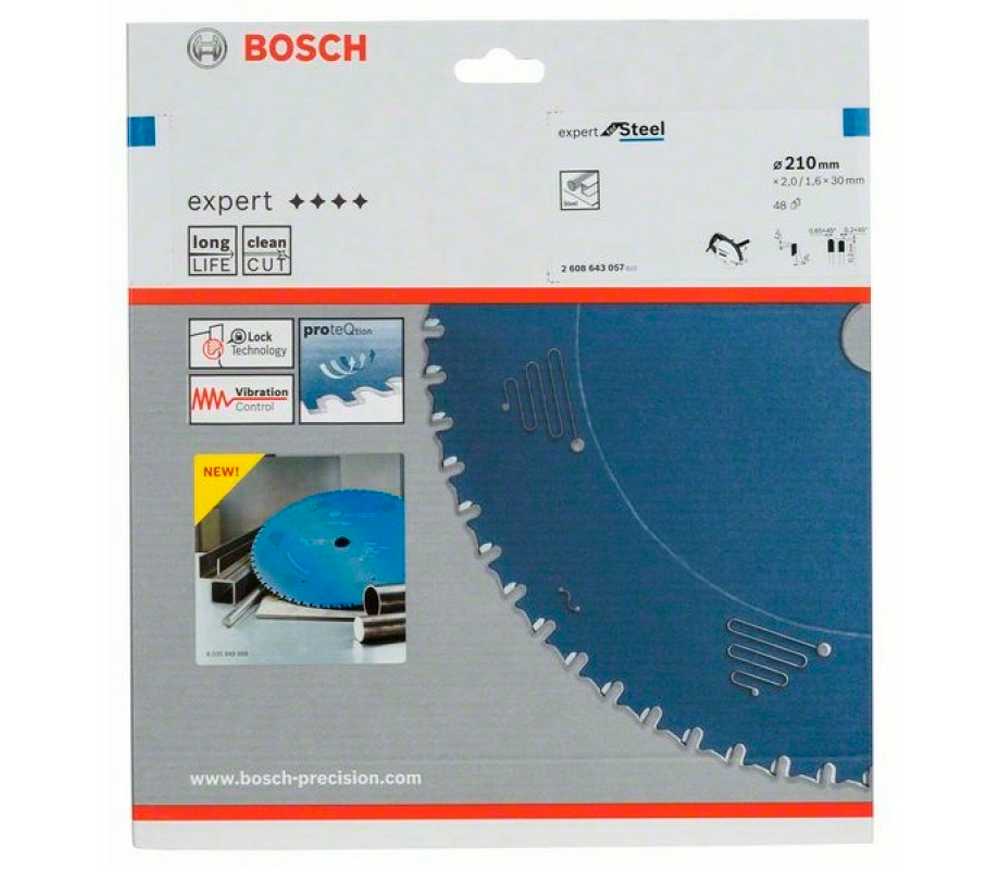 Пильный диск BOSCH EX SL H 2608643057 210мм 1.6мм photo 0