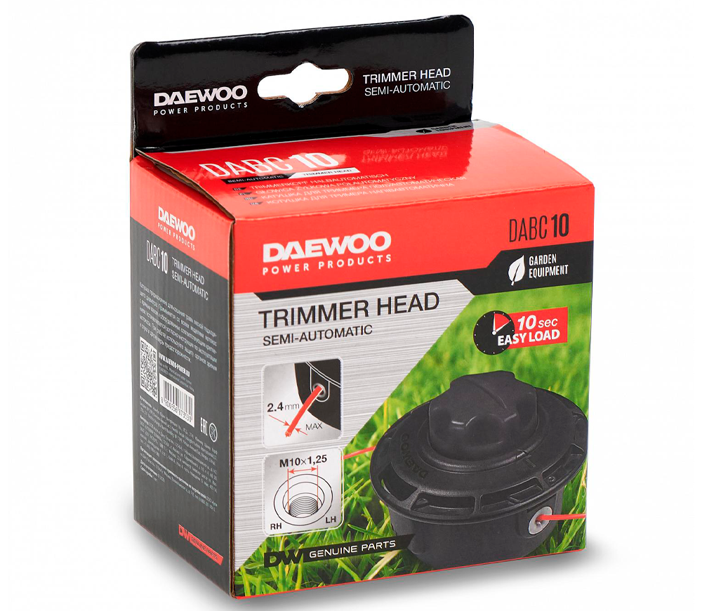 Катушка для триммера DAEWOO DABC 10 2.4мм 8000мм photo 2