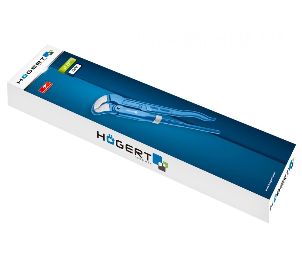 Cheie reglabila pentru țevi HOEGERT HT1P526 95mm 560mm photo 0