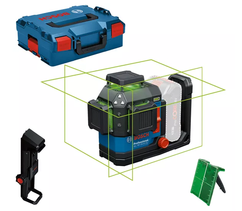 Лазерный уровень BOSCH GLL 18V-120-33 CG 35m photo 0