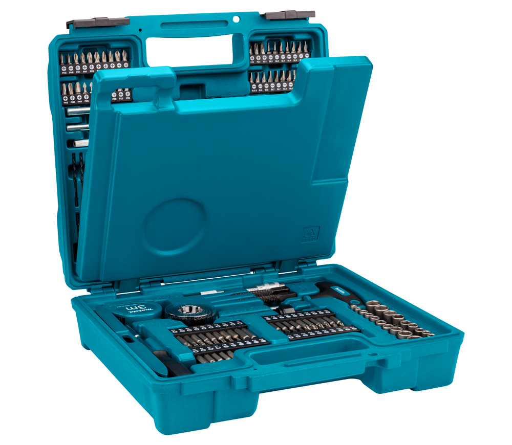 Набор сверл, бит и коронок 212 шт. MAKITA E-06270 3-54мм HSS photo 2