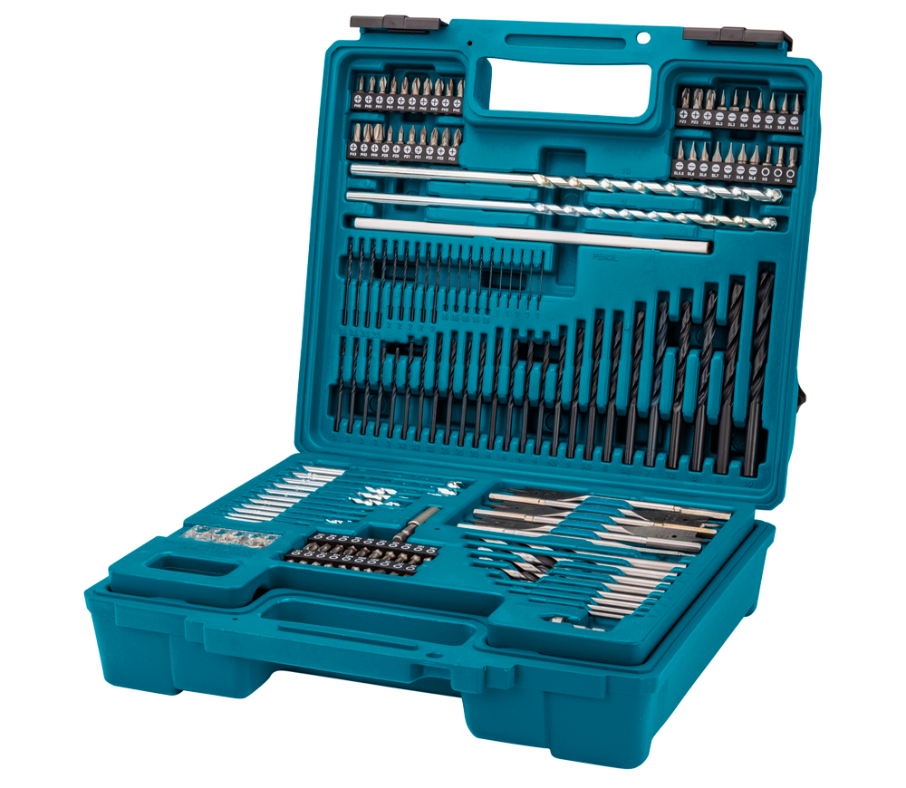 Набор сверл, бит и коронок 212 шт. MAKITA E-06270 3-54мм HSS photo 3