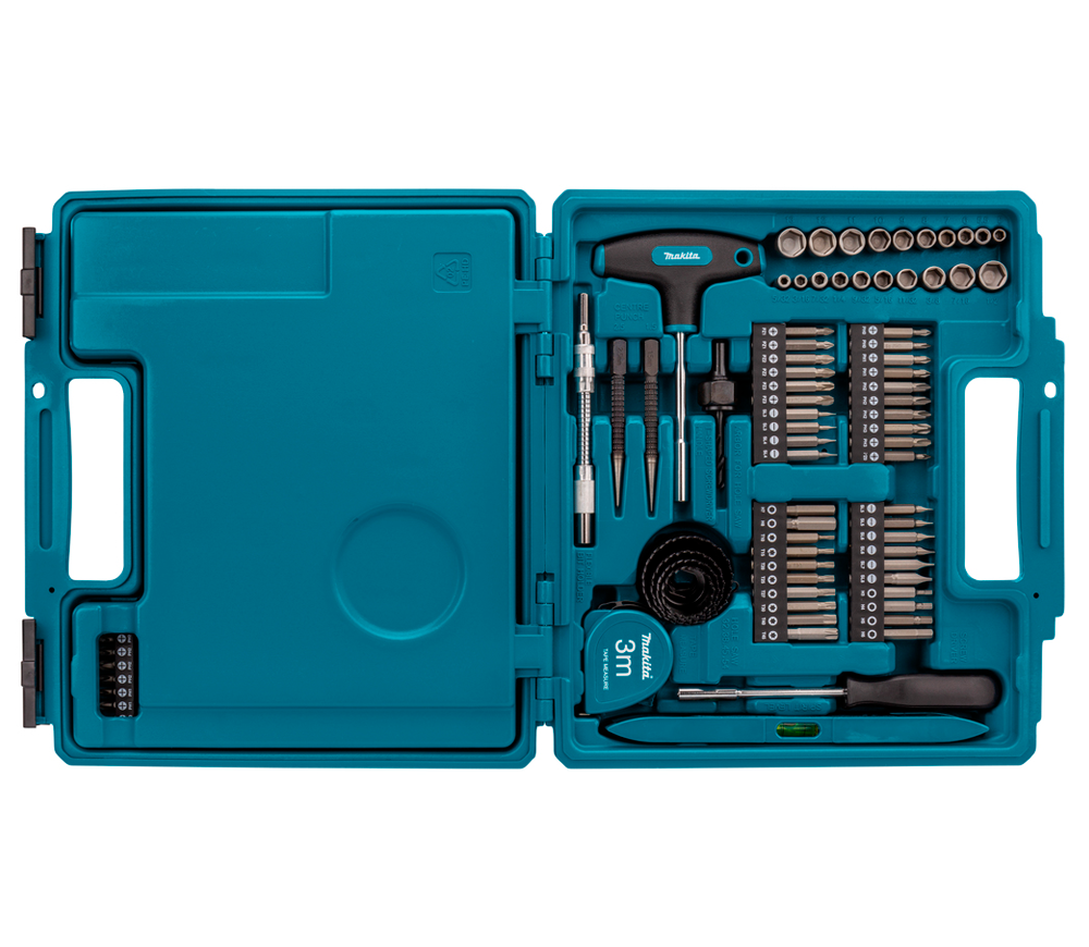 Набор сверл, бит и коронок 212 шт. MAKITA E-06270 3-54мм HSS photo 5