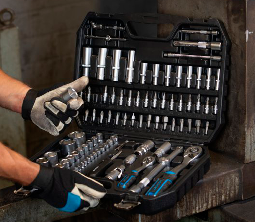 Set duze tubulare 112buc. HOEGERT HT1R232 4-14 mm photo 1