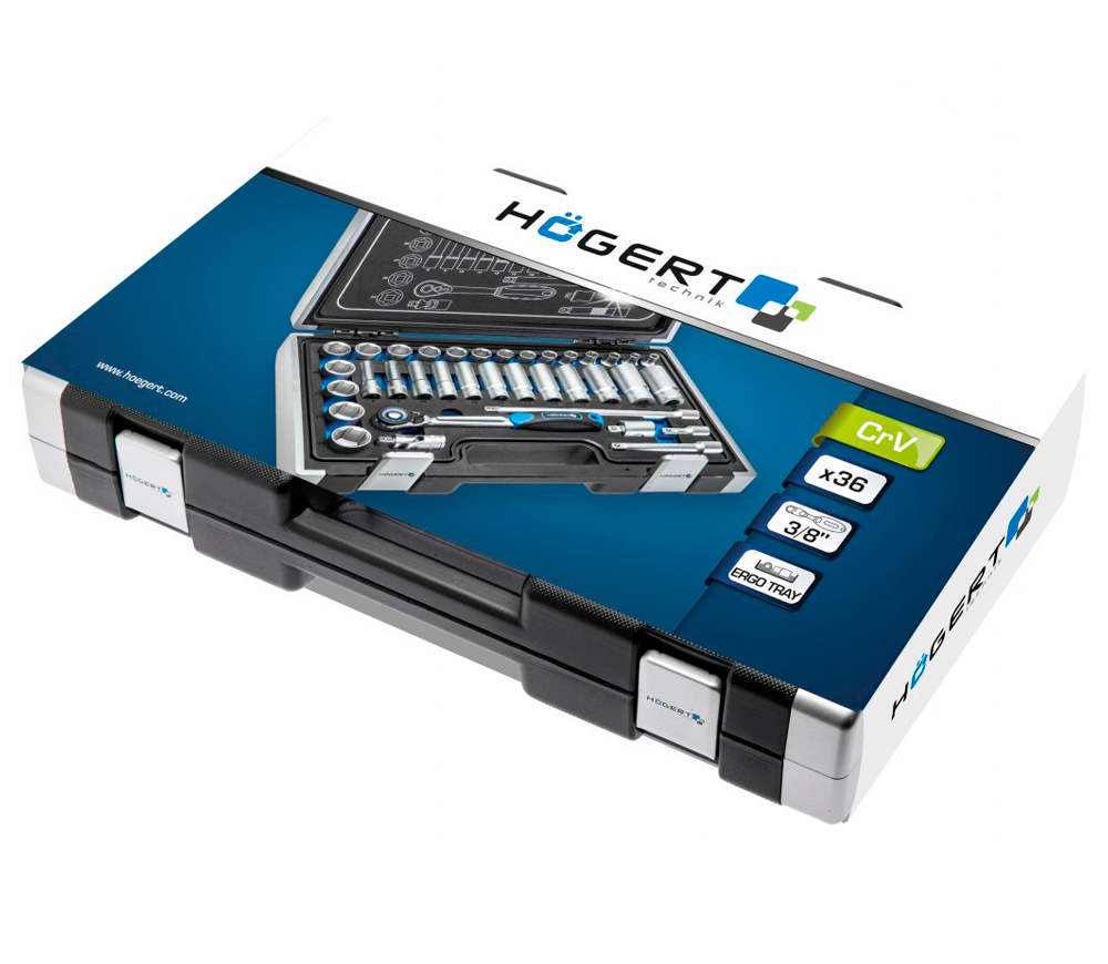 Set 36buc duze tubulare HOEGERT HT1R465 6-24 mm photo 0