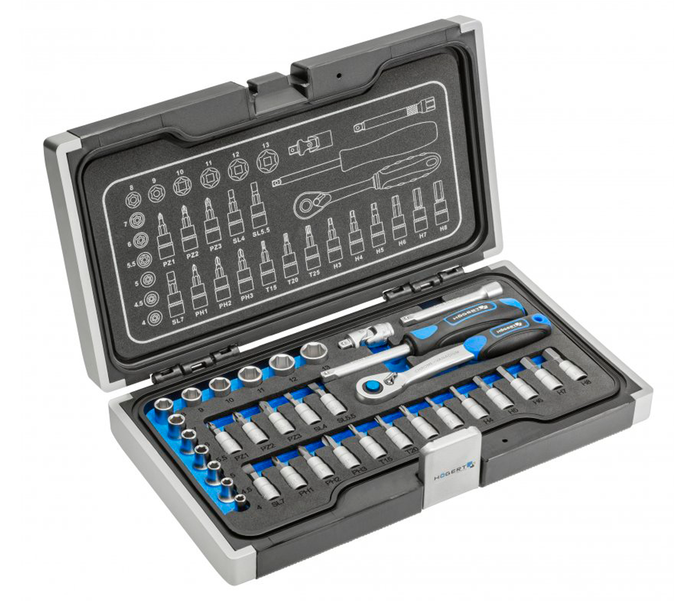 Set 34buc duze tubulare HOEGERT HT1R464 4-13 mm photo