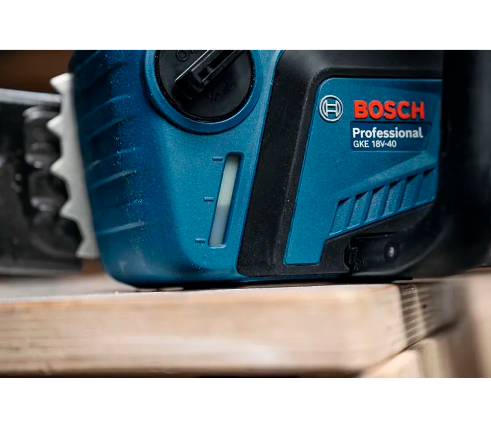 Цепная пила аккумуляторная (без АКБ) BOSCH GKE 18V-40 400мм 18В photo 7
