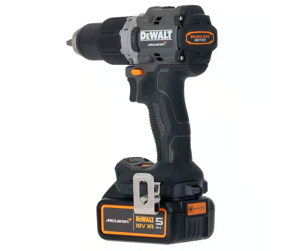 Шуруповёрт аккумуляторный ударный DEWALT McLaren F1 Team DCD85MP2T-QW 18В 5Ач photo 2