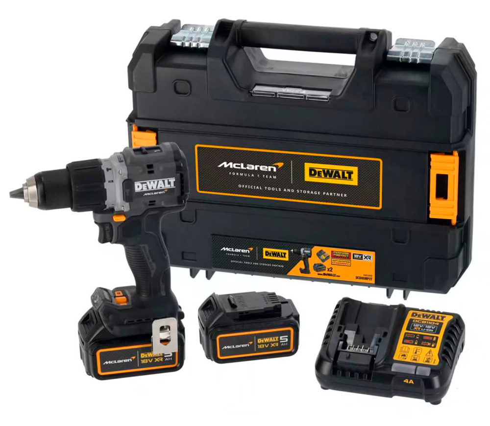 Шуруповёрт аккумуляторный ударный DEWALT McLaren F1 Team DCD85MP2T-QW 18В 5Ач photo