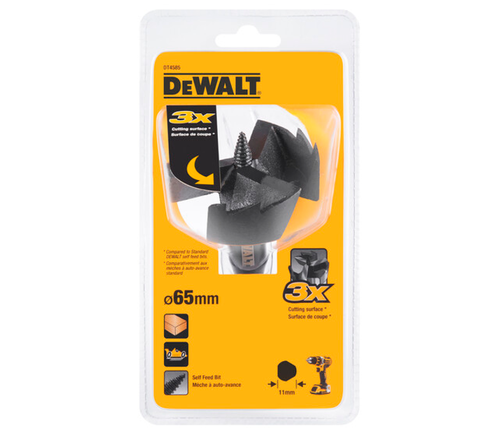 Сверло-фреза форстнера DEWALT DT4585 65мм HSS photo 0