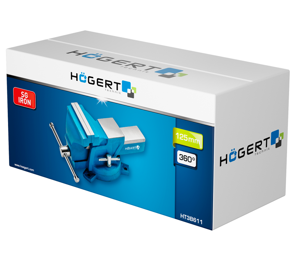 Тиски HOEGERT HT3B612 150мм photo 0