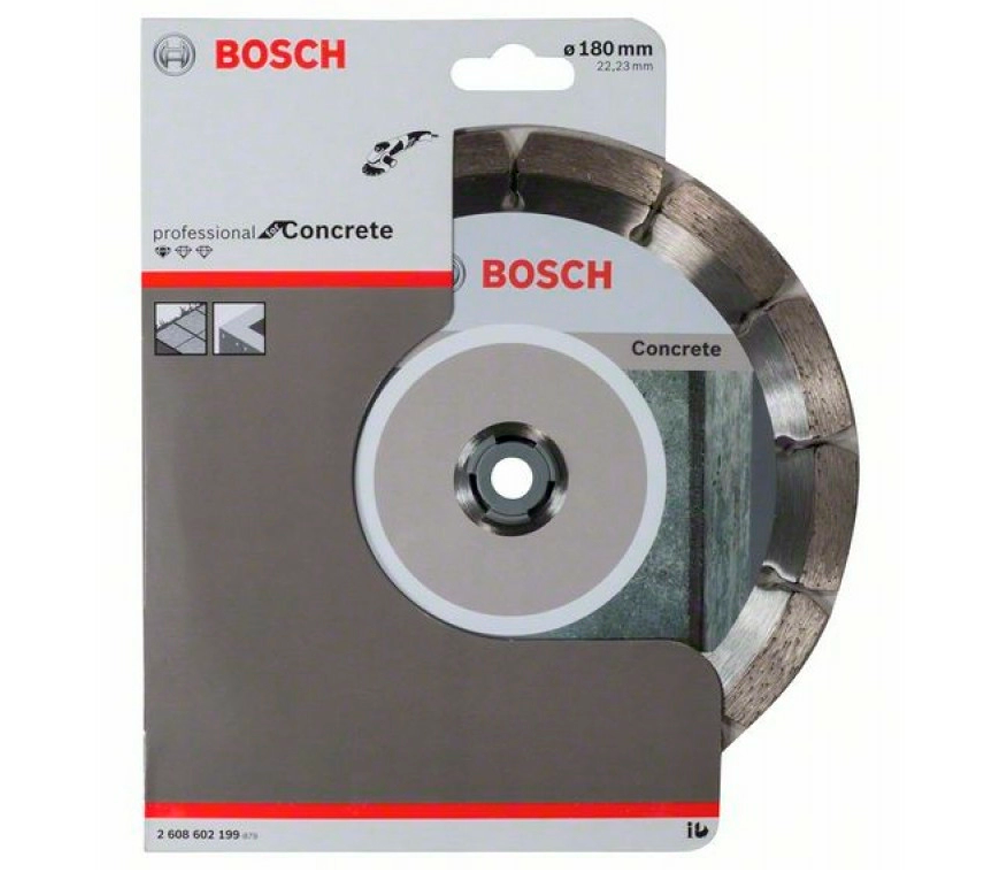 Алмазный отрезной диск BOSCH Standard for Concrete 180мм Сегментированный Бетон photo 0