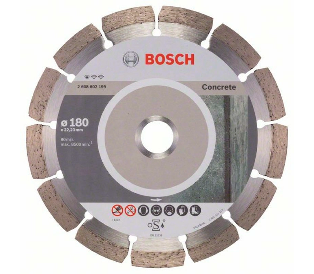 Алмазный отрезной диск BOSCH Standard for Concrete 180мм Сегментированный Бетон photo