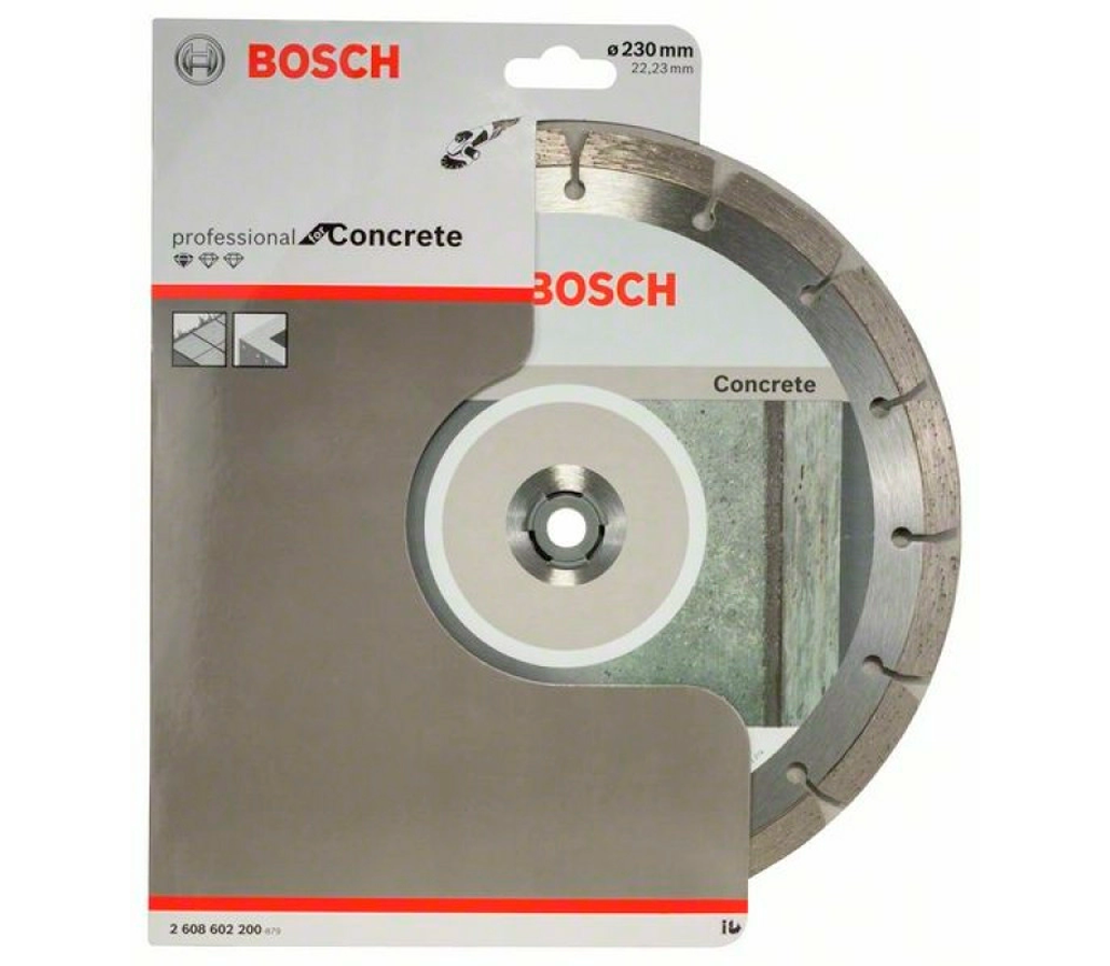 Алмазный отрезной диск BOSCH Standard for Concrete 230мм Сегментированный Бетон photo 0