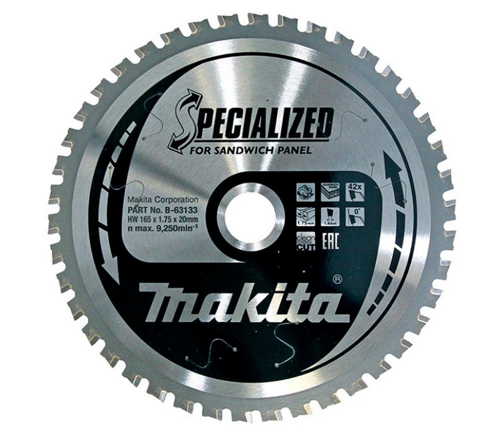 Пильный диск MAKITA B-63133 165мм 1.4мм photo