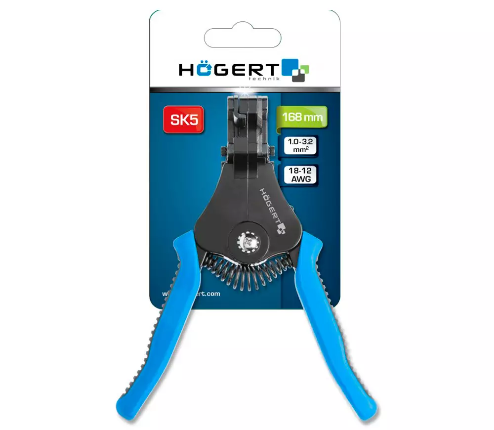 Клещи для снятия изоляции HOEGERT HT1P188 photo 1