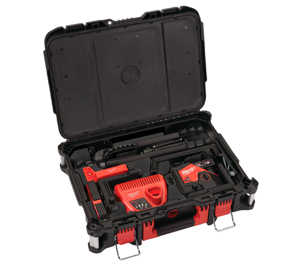 Лазерный уровень MILWAUKEE M12 3PLKIT-401P 3луча 38/100m photo 0