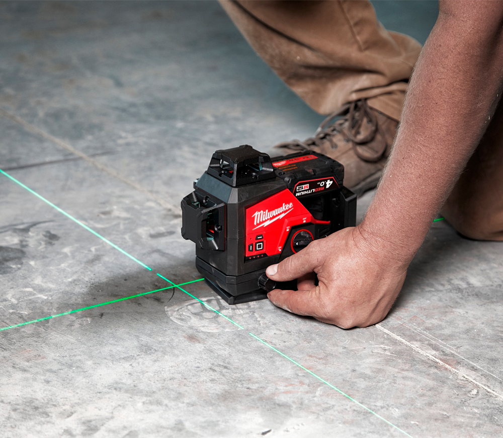Лазерный уровень MILWAUKEE M12 3PLKIT-401P 3луча 38/100m photo 9