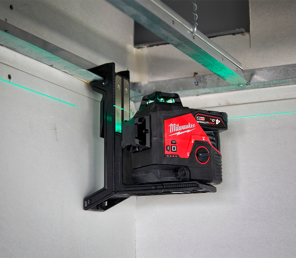 Лазерный уровень MILWAUKEE M12 3PLKIT-401P 3луча 38/100m photo 1