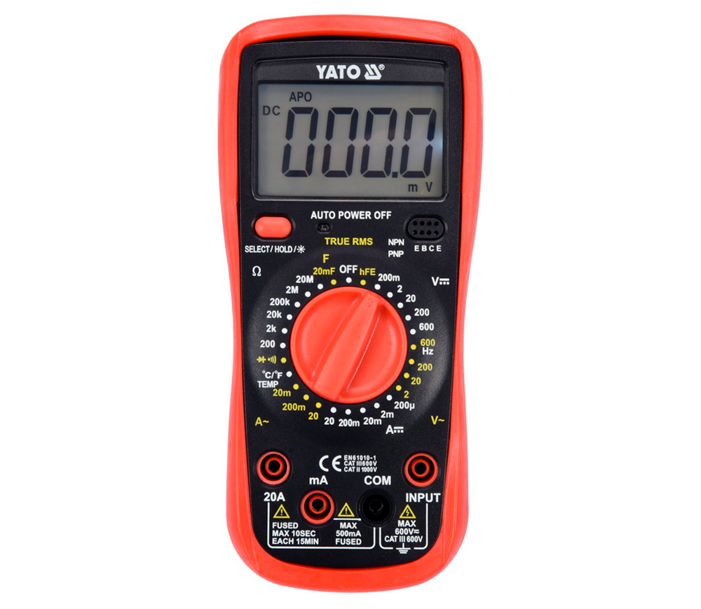 Multimetru digital YATO YT73083 0/600V 0/20A photo 0