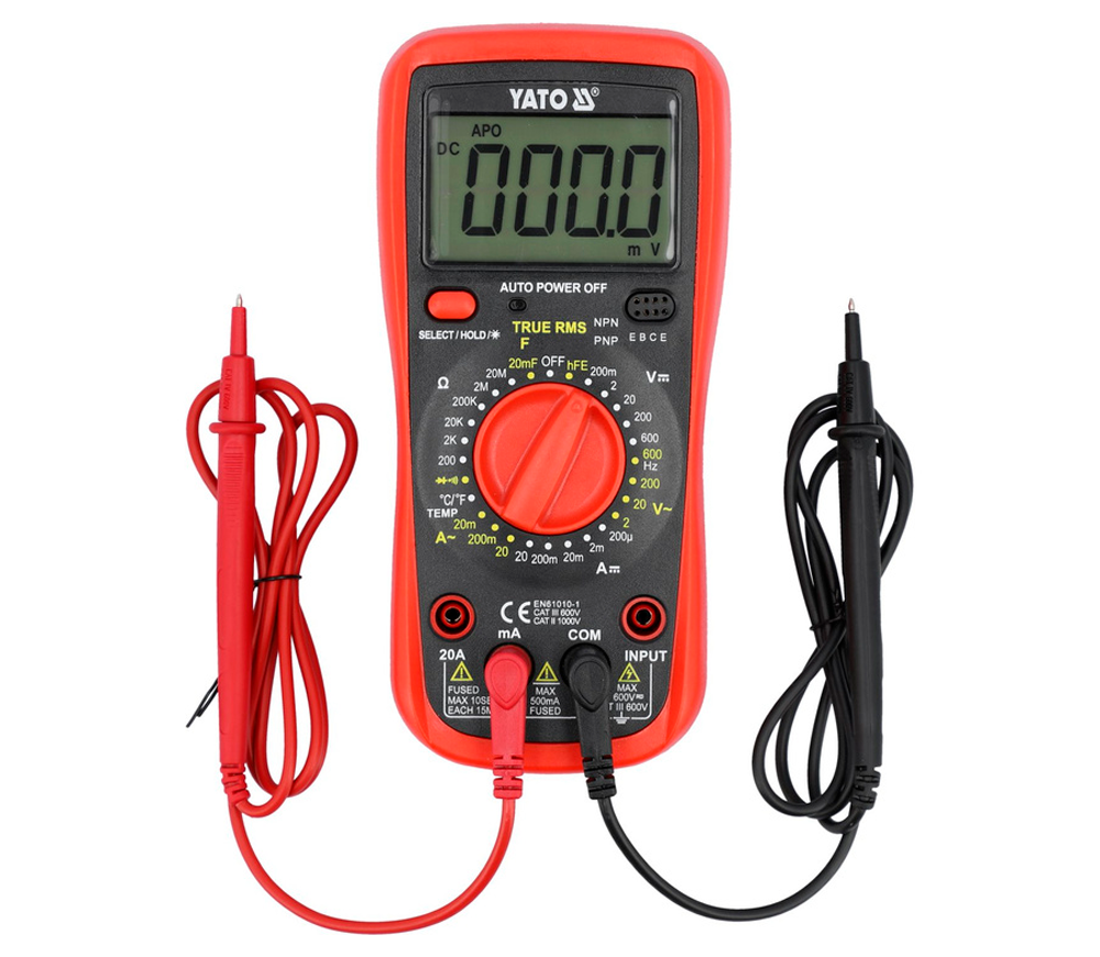 Multimetru digital YATO YT73083 0/600V 0/20A photo 1
