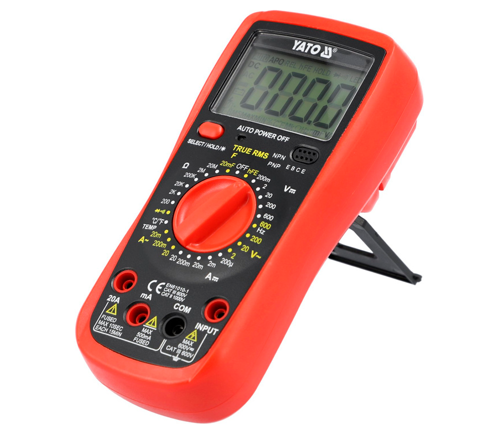 Multimetru digital YATO YT73083 0/600V 0/20A photo 2