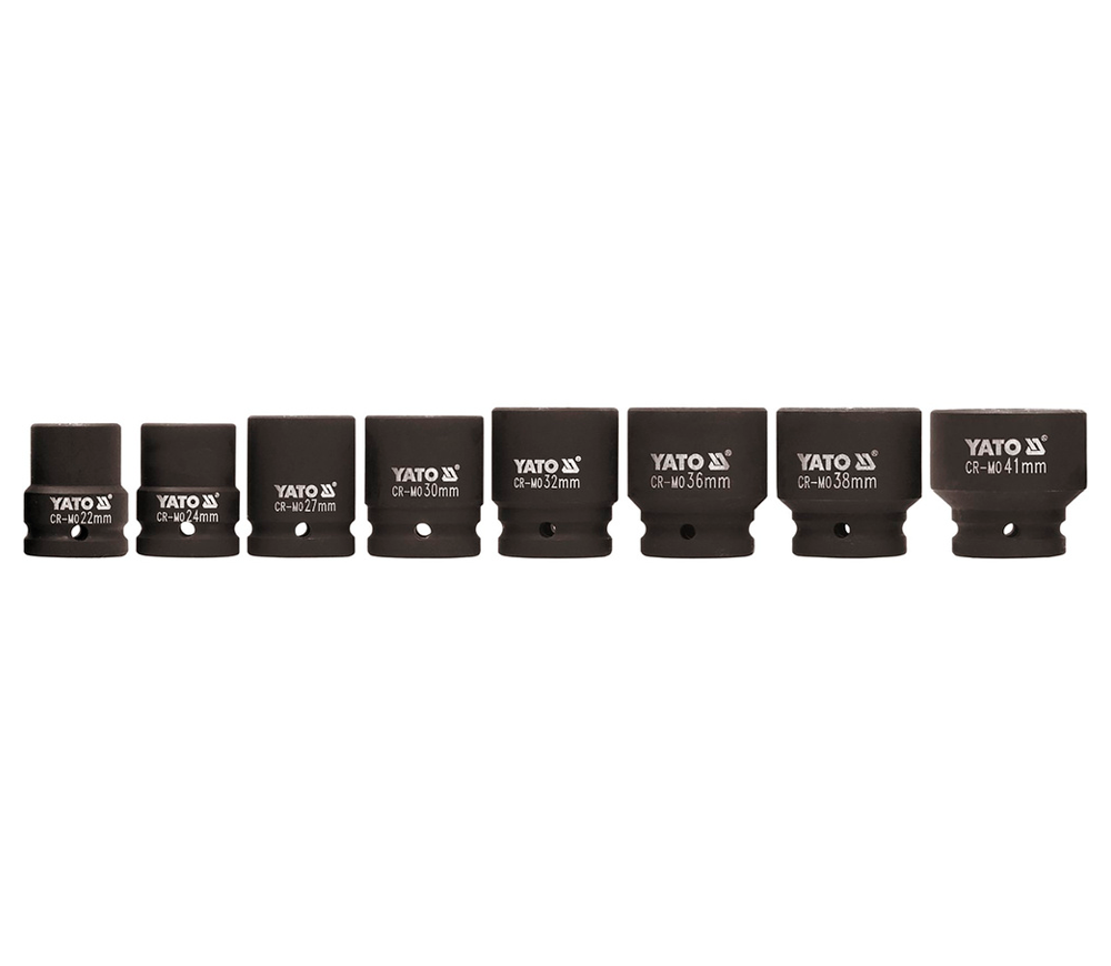 Set de 8 duze tubulare de impact YATO YT1115 22-41 mm photo