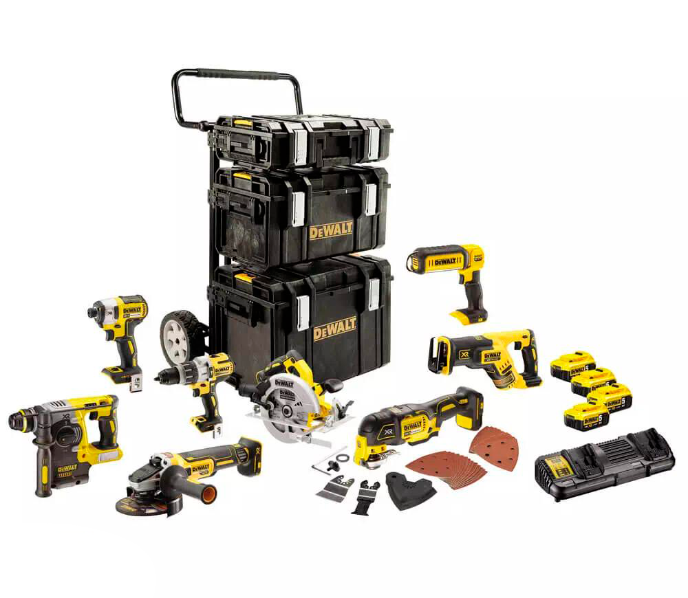 Set de unelte cu acumulator DEWALT DCK853P4T photo