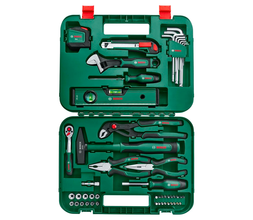 Набор ручных инструментов BOSCH 1600A02BY7 52шт. photo 0