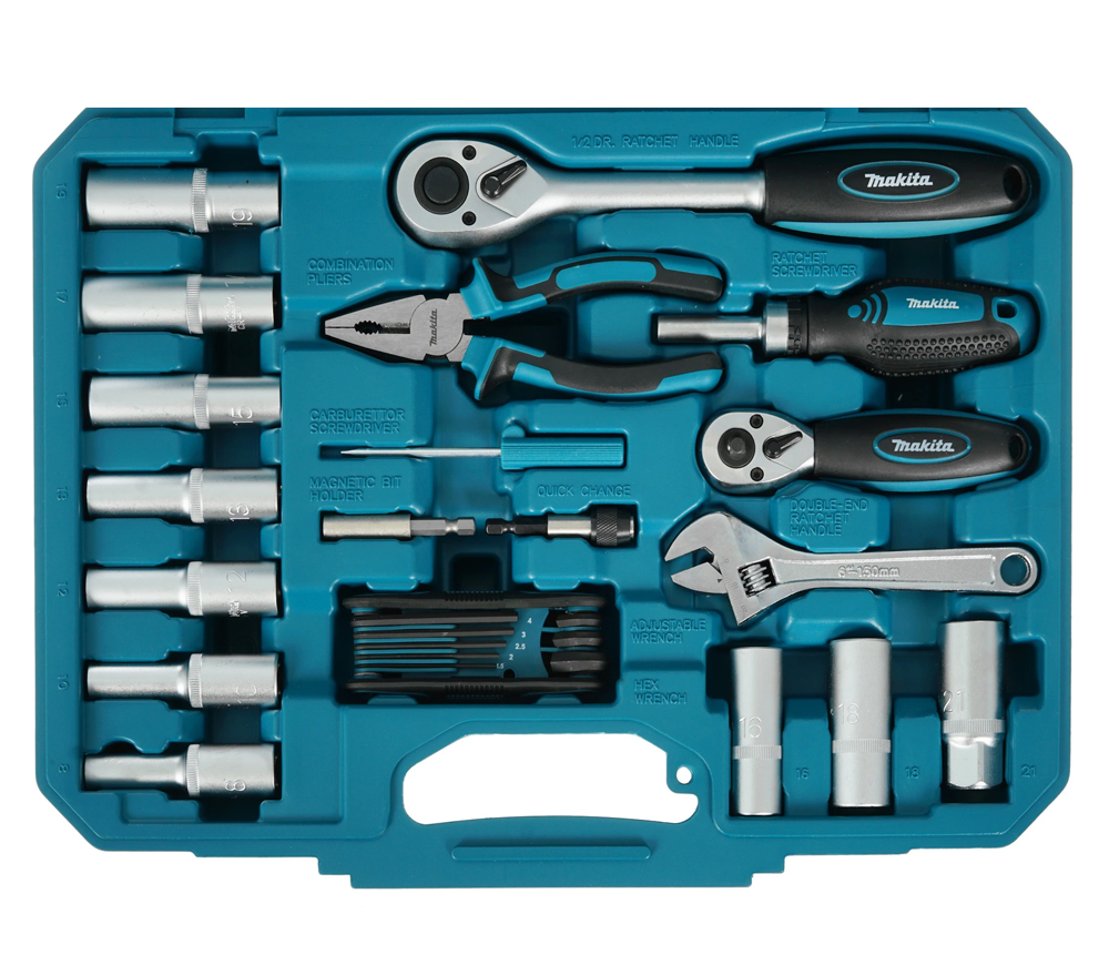 Набор ручных инструментов MAKITA E-08458 87шт. photo 1