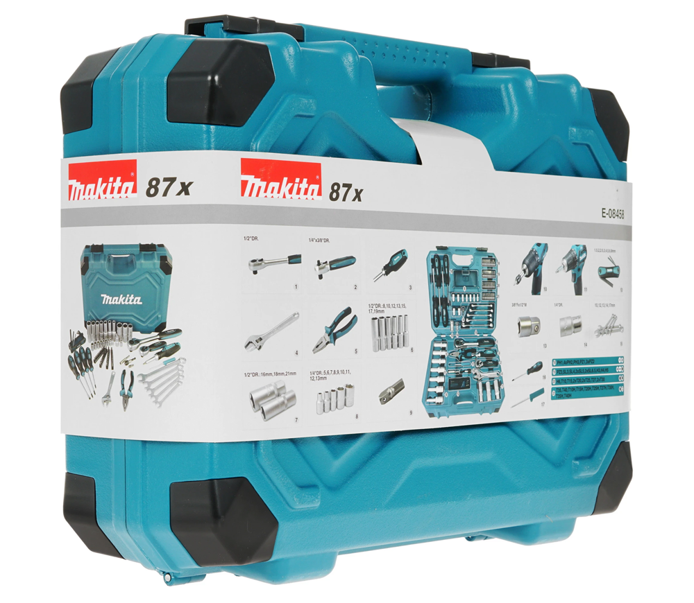 Набор ручных инструментов MAKITA E-08458 87шт. photo 3