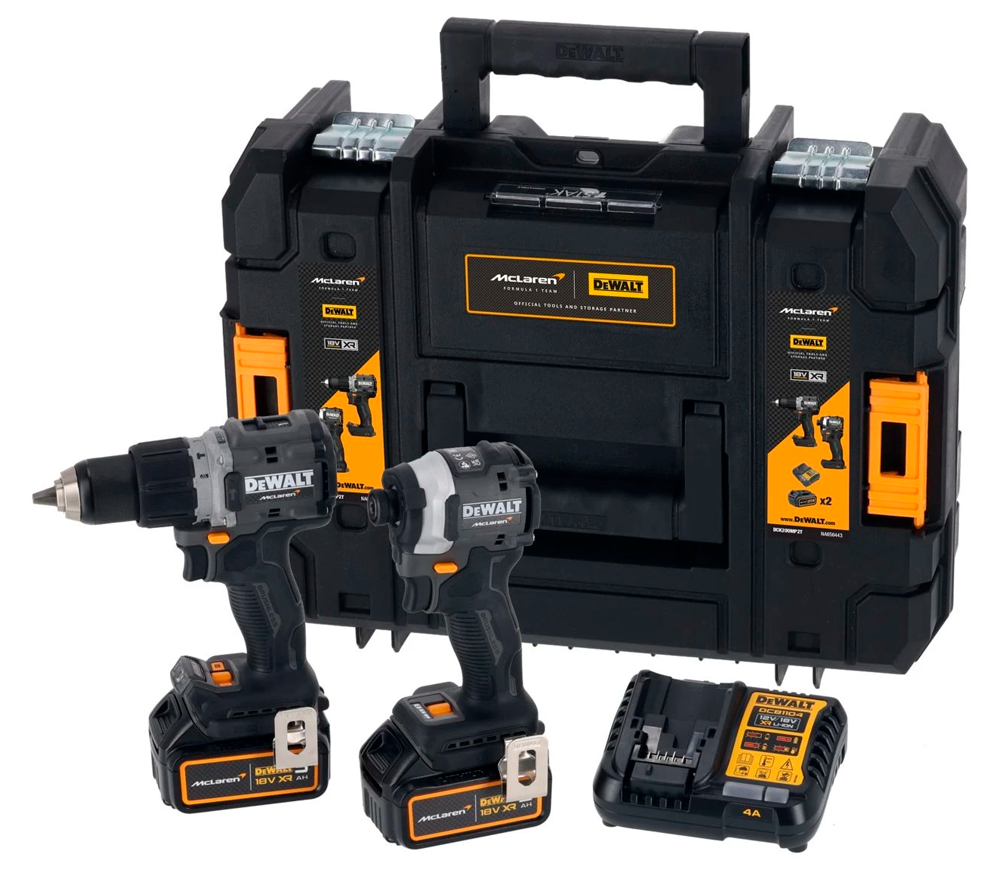 Набор аккумуляторных инструментов DEWALT McLaren F1 Team DCK200MP2T-QW photo