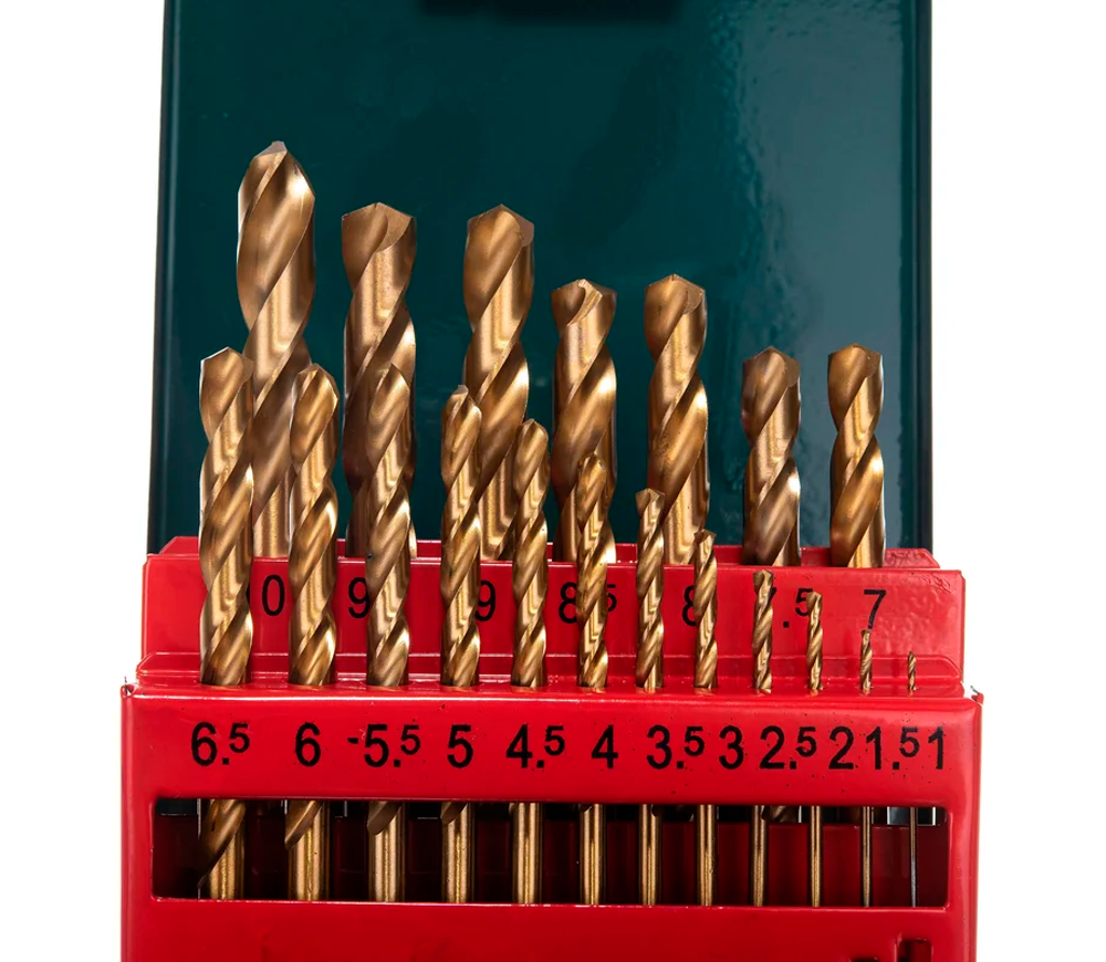 Набор сверл по металлу METABO 627156000 1-10мм HSS-TIN photo 1