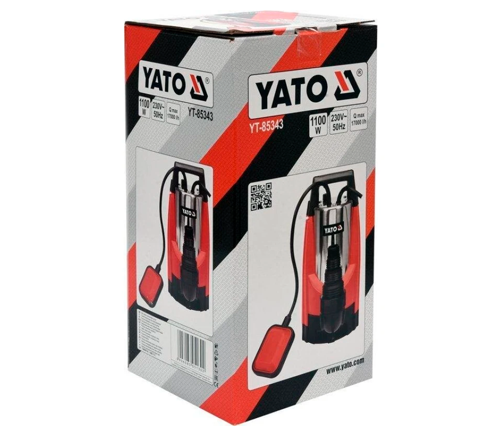 Pompă de drenaj YATO YT85343 1100w 17000l/h photo 1