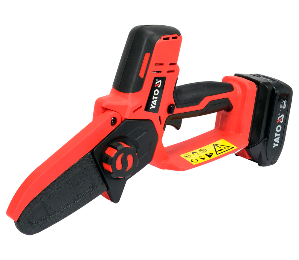 Цепная пила аккумуляторная YATO YT828135 100мм 18В 2Ач photo 2