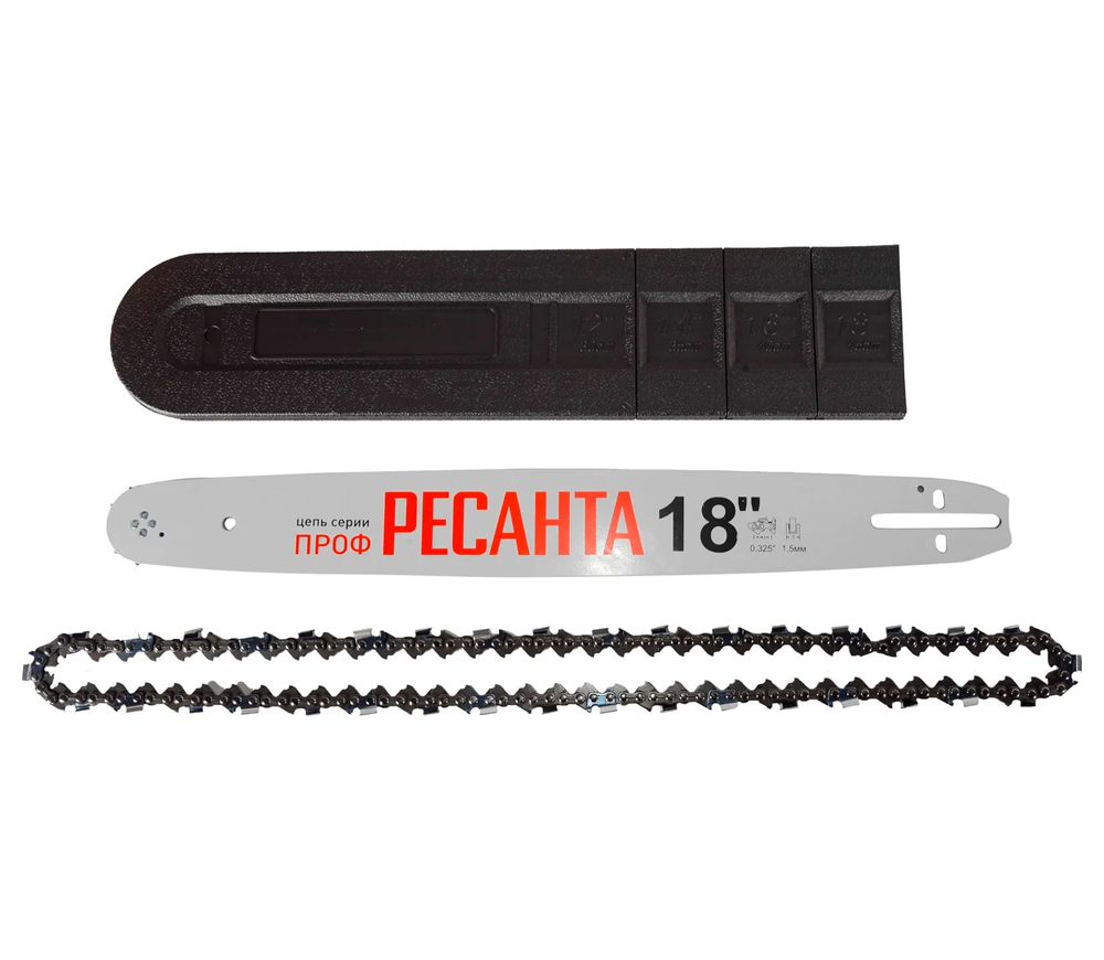 Цепная пила бензиновая RESANTA BP-4518 450мм 45см3 photo 1