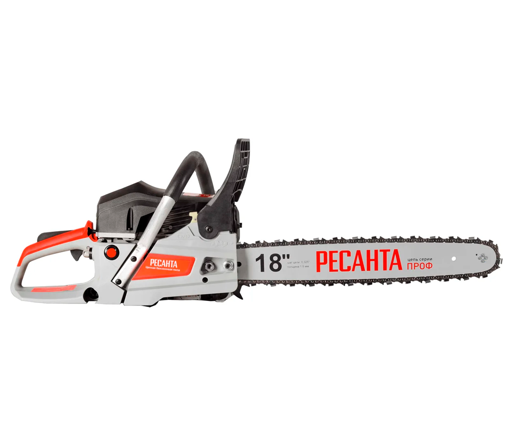 Цепная пила бензиновая RESANTA BP-4518 450мм 45см3 photo 2