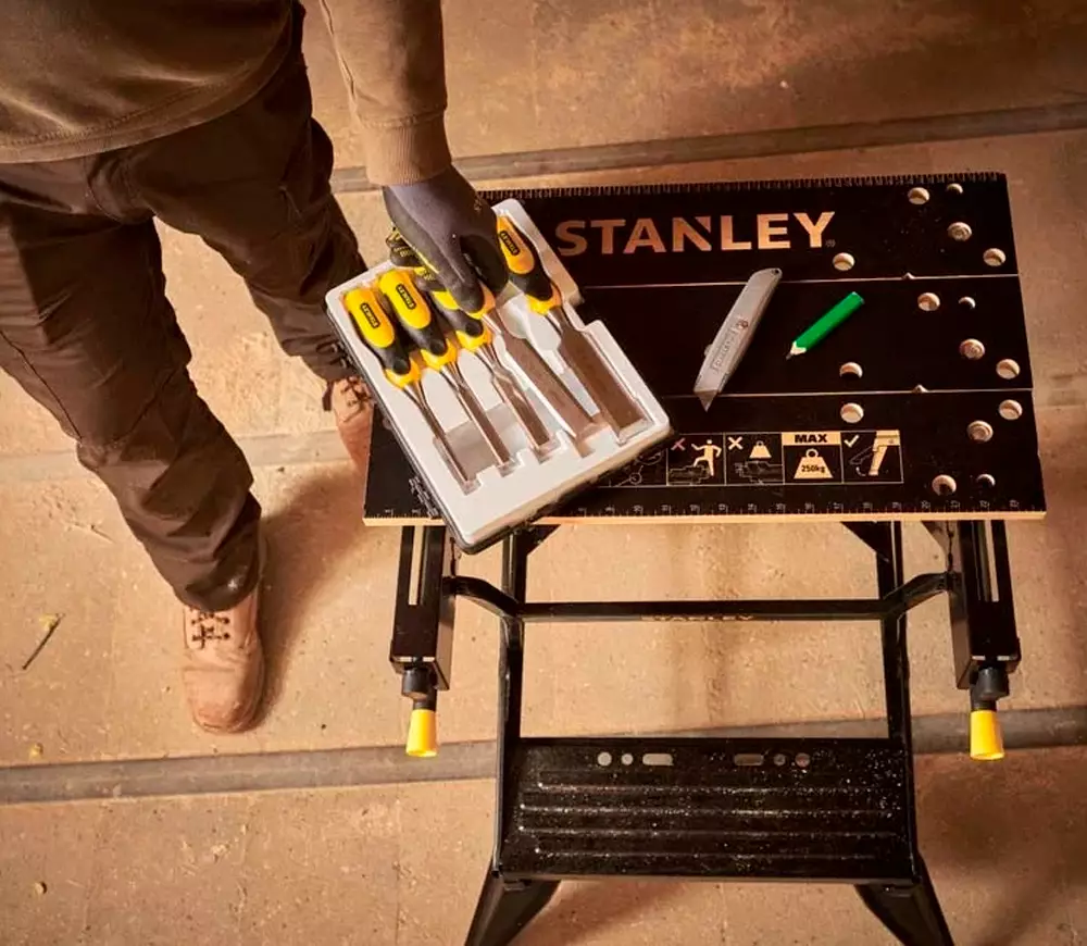 Bancul de lucru STANLEY STST83400-1 610x370 mm 775mm photo 5