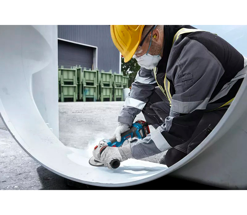Угловая шлифмашина аккумуляторная (без АКБ) BOSCH GWS 18V-11 125мм 18В photo 6