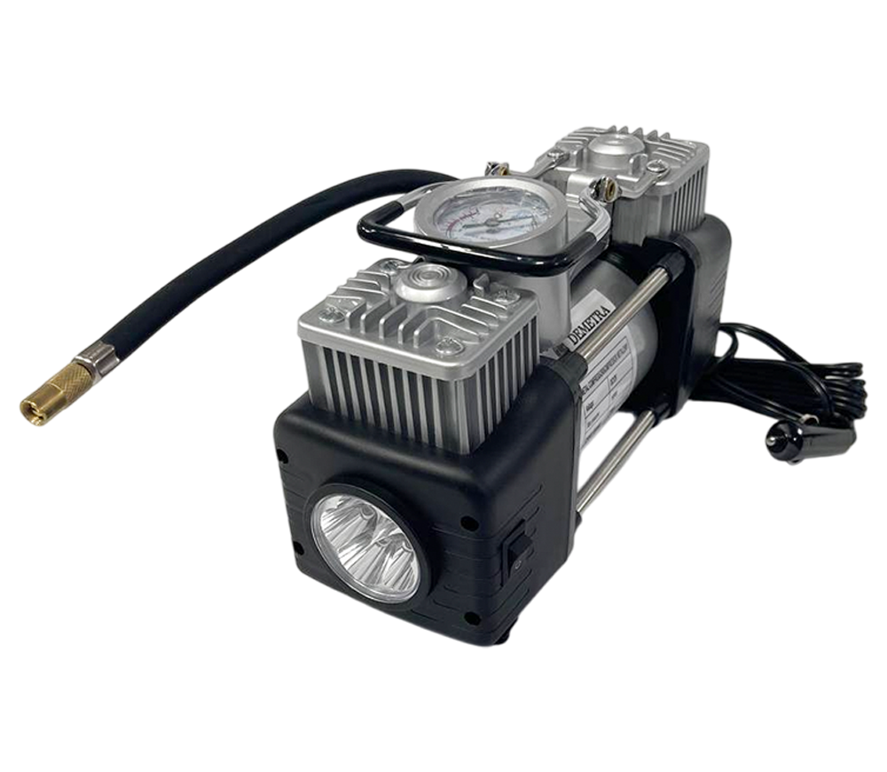 Автокомпрессор Demetra DM12V 200вт 10бар 55л/мин photo 0