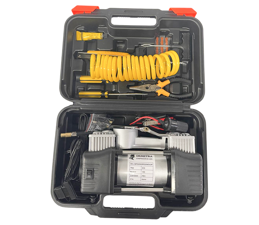 Автокомпрессор Demetra DM12V 200вт 10бар 55л/мин photo 5