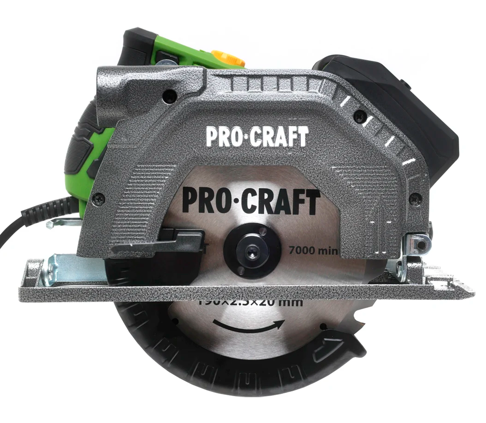 Дисковая пила ProCraft KR-2350 1350вт 190мм photo 0