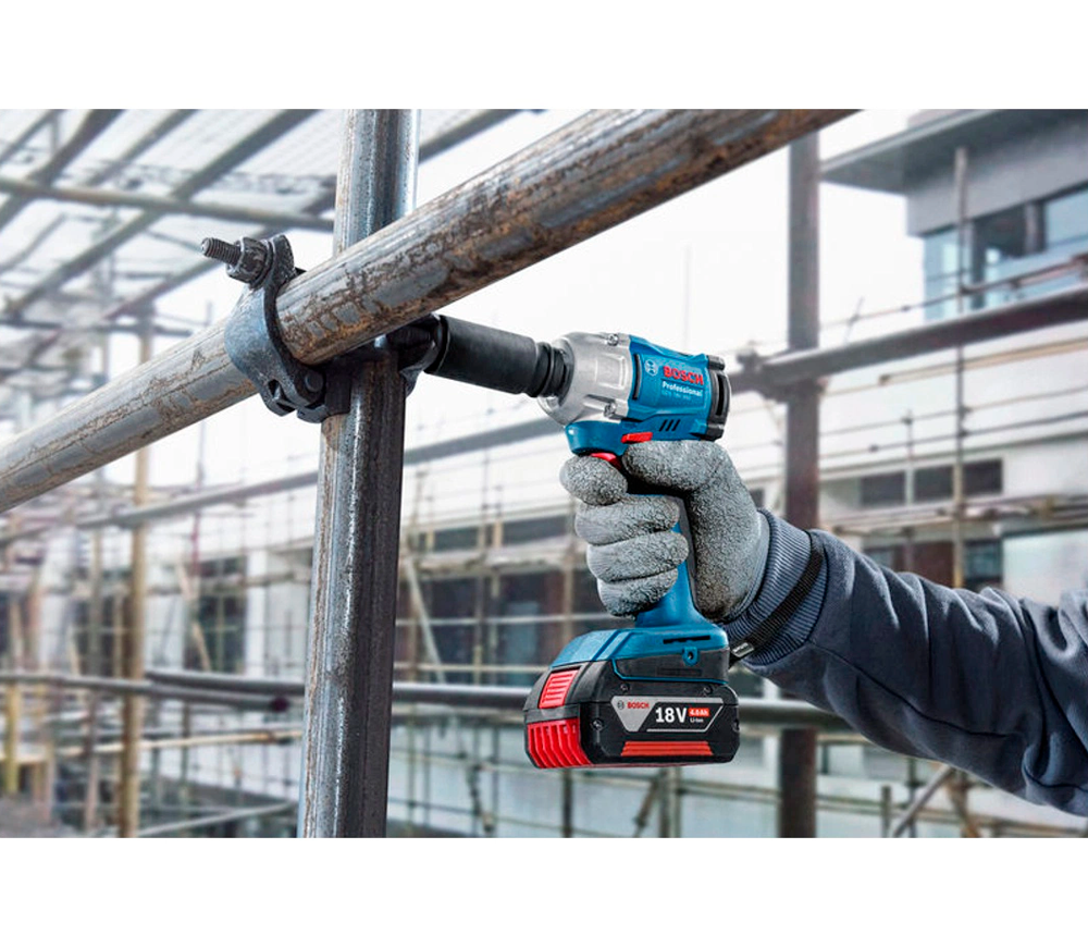 Гайковерт аккумуляторный BOSCH GDS 18V-350 18В 4Ач 350Нм photo 2